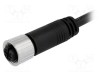 Conector M12 mamă 4 pini A-DeviceNet / CANopen 1m AMPHENOL LTW