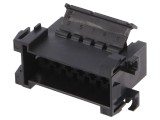 Conector cablu-cablu JPT tată 14 pini negru