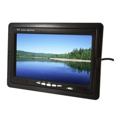 Monitor auto LCD Pillow, ecran TFT LED, 7 inch, Negru foto