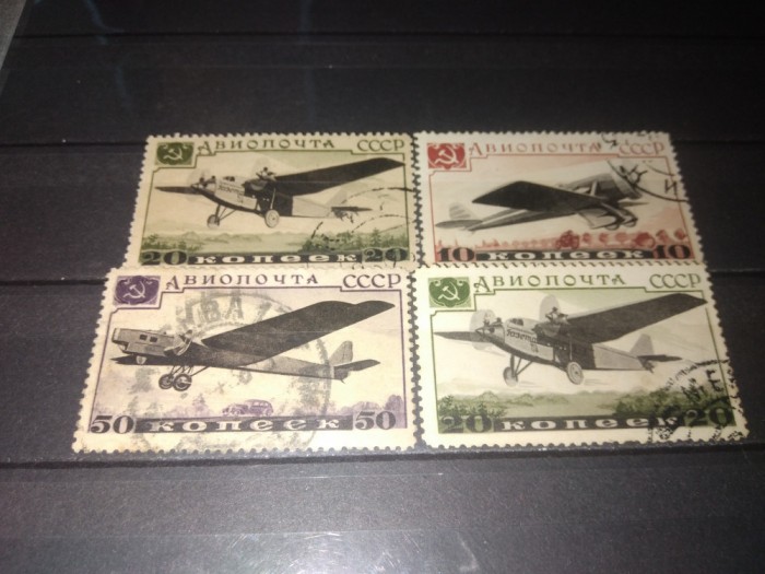 TIMBRE URSS 1937 AVIOANE