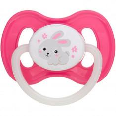 Canpol babies Bunny & Company 0-6m suzetă Pink 1 buc