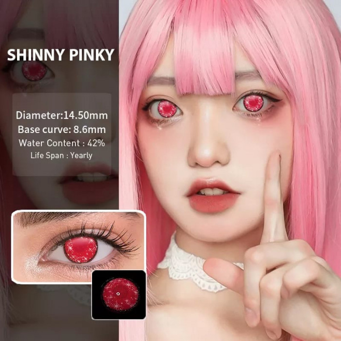 Lentile de contact colorate diverse modele cosplay - SHINNY PINKY
