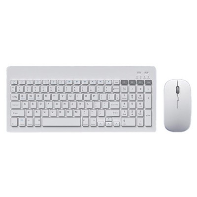 Kit tastatura si mouse wireless misz alb omega foto