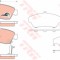 Set placute frana,frana disc HONDA CIVIC VI Hatchback (EJ, EK) (1995 - 2001) TRW GDB3375