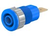 Soclu Banană 4mm Albastru Aurit 32A 1kV