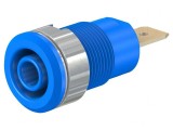 Soclu Banană 4mm Albastru Aurit 32A 1kV