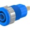 Soclu Banană 4mm Albastru Aurit 32A 1kV