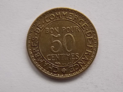 50 centimes 1927 FRANTA foto