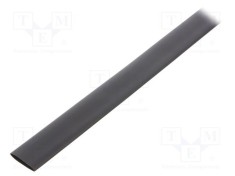 Manșon termocontractabil TASKER 16mm negru fără adeziv rolă 50m foto