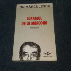 ION MARCULESCU - JURNALUL DE LA MARCONA