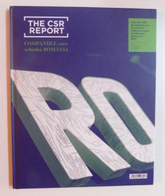 THE CSR REPORT - COMPANIILE CARE SHIMBA ROMANIA , 2017 foto