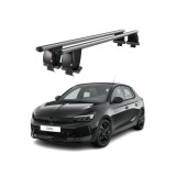 Bare transversale portbagaj auto aluminiu compatibile plafon neted Opel Corsa F 2019-> argintii sau negre Cod: CB200101 Kit-107