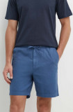 Barbour pantaloni scurti din bumbac Essentials culoarea albastru marin, MST0036
