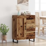 vidaXL Bufet Lemn Vechi 69,5 x 34 x 90 cm Lemn Ingineresc și Fier 881645