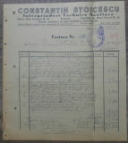 Factura Constantin Stoicescu, Intreprinderi Technice Sanitare/ 1949