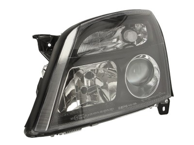 Far Opel Vectra C 09.2001-09.2005 SIGNUM 06.2003-09.2005 DEPO fata stanga , tip bec H7+H7, culoare rama negru foto