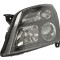 Far Opel Vectra C 09.2001-09.2005 SIGNUM 06.2003-09.2005 DEPO fata stanga , tip bec H7+H7, culoare rama negru