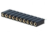 Conector şiruri pini soclu mamă 10 contacte &icirc;ntoarse, CONNFLY