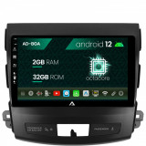 Cumpara ieftin Navigatie Mitstubishi Outlander Peugeot 4007 Citroen C-Crosser, Android 12, A-Octacore 2GB RAM + 32GB ROM, 9 Inch - AD-BGA9002+AD-BGRKIT276