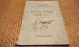 PASARI FOLOSITOARE IN AGRICULTURA Pasari Sedentare, Eratice si Sedentare; Migratorii - I. I. Catuneanu - 1951, 81 p. cu 30 figuri + 2 planse color