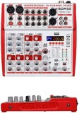 MIXER AUDIO PROFESIONAL CU 10 CANALE PT.INREGISTRARI LIVE,PODCAST,STUDIO,NOU !