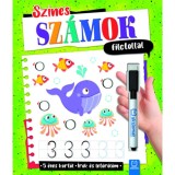 Sz&iacute;nes sz&aacute;mok filctollal - &Iacute;rok &eacute;s let&ouml;rl&ouml;m - 5 &eacute;ves kort&oacute;l - Agata Kaczynska