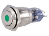 Comutator anti-vandalism SPDT, IP67, LED