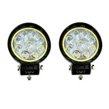 Set 2 x proiectoare auto rotunde, lupa, angel eyes, 180W/set