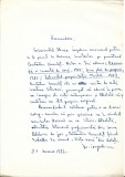 A3427N Mircea Iorgulescu, act scris și semnat olograf, 1982