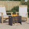 VidaXL Cuptor de foc Negru 50 x 30 x 40 cm Oțel laminat la rece 858970
