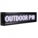 Panou Afisaj Firma Luminoasa Exterior cu LEDuri Albe 100x20cm