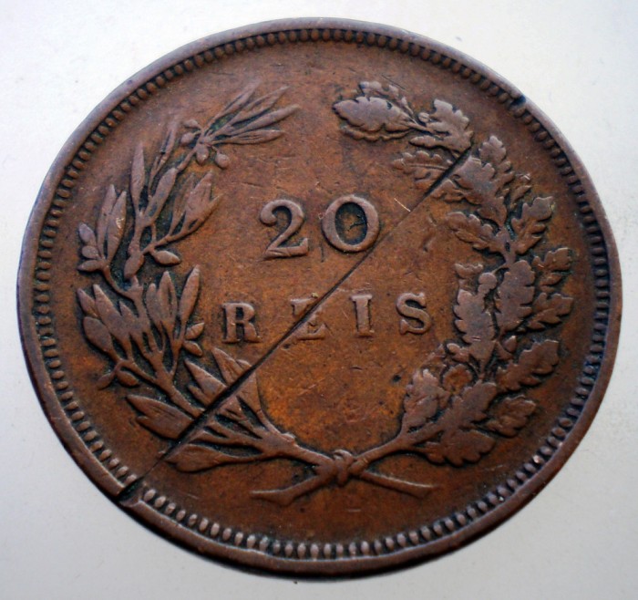 7.197 PORTUGALIA CARLOS I 20 REIS 1892