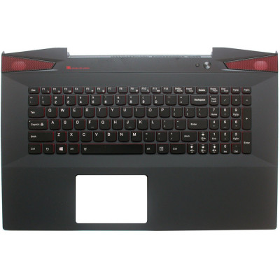 Carcasa superioara cu tastatura iluminata palmrest Laptop, Lenovo, IdeaPad Y70-70, 5cb0G59766, US foto