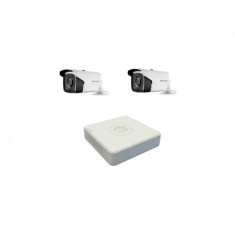 Kit de supraveghere Hikvision Turbo HD 720P cu 2 camere IR40m foto