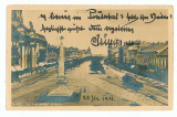 2203 - ARAD, Market, mini train - old postcard, real photo - used - 1911