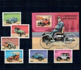Guinea 1998 - Mașini de epoca, serie si colita neuzata