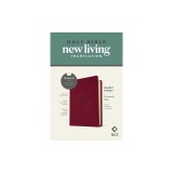 NLT Personal Size Giant Print Bible, Filament Enabled Edition (Red Letter, Leatherlike, Aurora Cranberry)