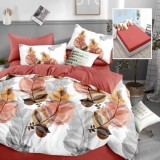 LENJERIE FINET 6 PIESE CU HUSĂ &ndash; 160&times;200 ȘI 180&times;200 (HF6P189) - 180x200