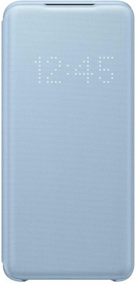 Husa de protectie Samsung pentru Galaxy S20, LED View Cover, Albastru deschis foto