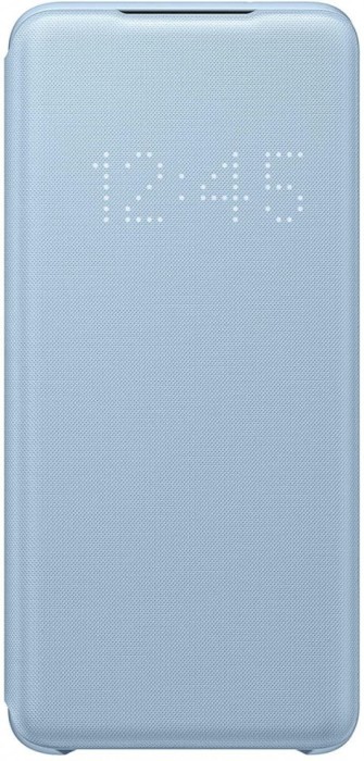 Husa de protectie Samsung pentru Galaxy S20, LED View Cover, Albastru deschis