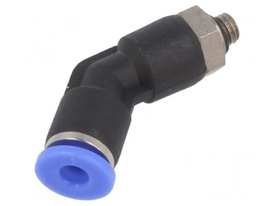 Racord push-in 45&amp;deg; M5 BLUELINE foto