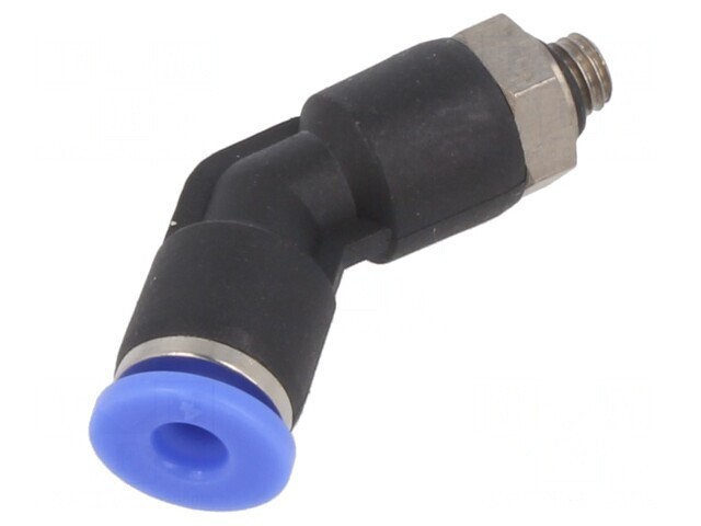 Racord push-in 45&deg; M5 BLUELINE
