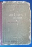 Myh 28s - O KREINDLER - CURS DE MATEMATICI SUPERIOARE - ED 1956