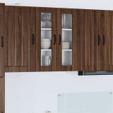 vidaXL Dulap suspendat de bucătărie Stejar &icirc;nchis 60 x 31 x 80 cm 885092