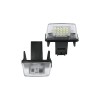 Set 2 lampi LED numar compatibil Citroen, Peugeot