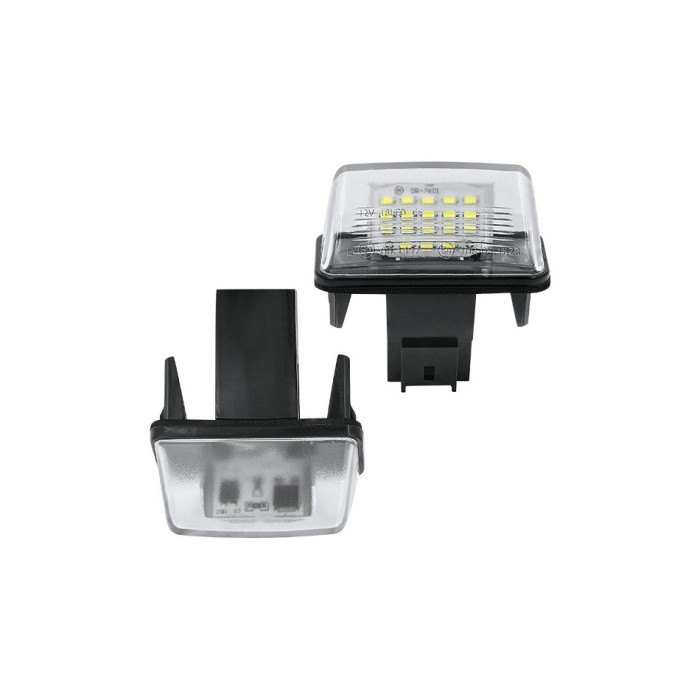 Set 2 lampi LED numar compatibil Citroen, Peugeot