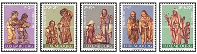 Luxemburg 1971 - Craciun, Caritas, serie neuzata foto