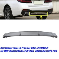 Ornament spoiler bara spate BMW Seria 5 (G30), 06.2020-12.2023, silver, Sedan, model : M-Pack,
