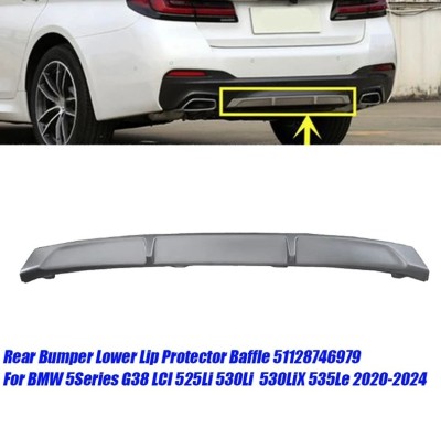 Ornament spoiler bara spate BMW Seria 5 (G30), 06.2020-12.2023, silver, Sedan, model : M-Pack, foto
