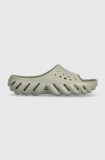 Crocs papuci Echo Slide culoarea gri 208170
